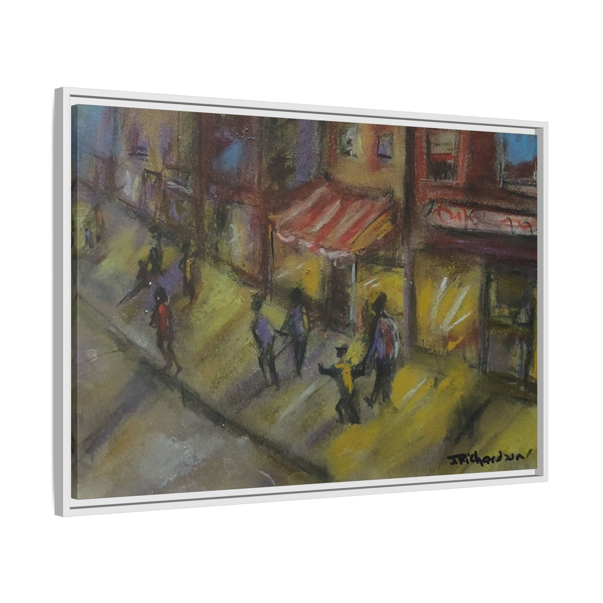 Copy of Framed Canvas Print - Colorful Bell Peppers Still Life