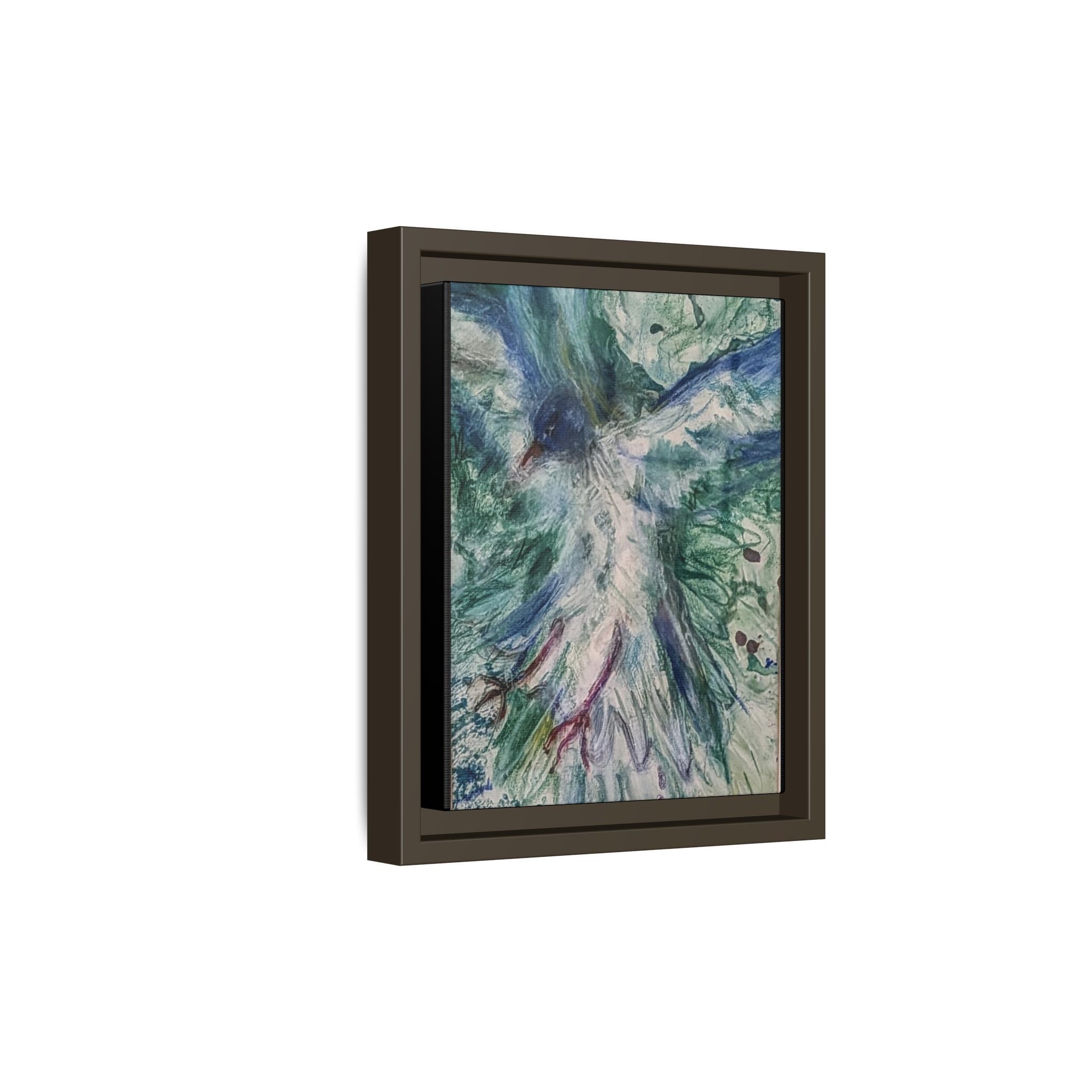 Free Bird, Framed Matte Canvas,   Multi-color frames)
