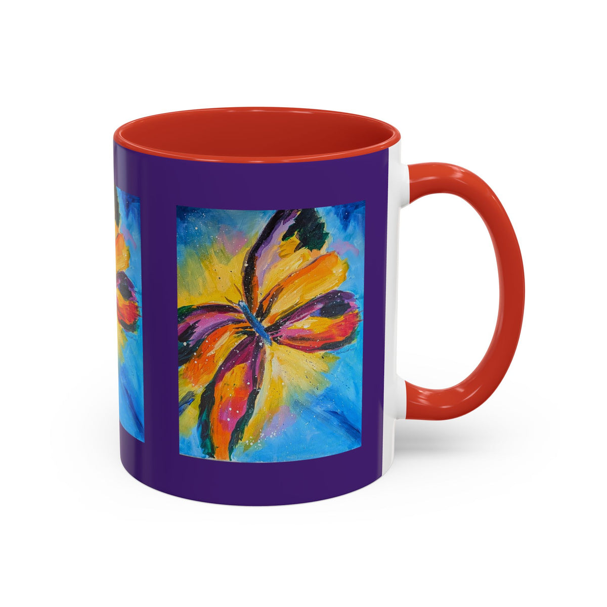 Butterfly Accent Coffee Mug Gift