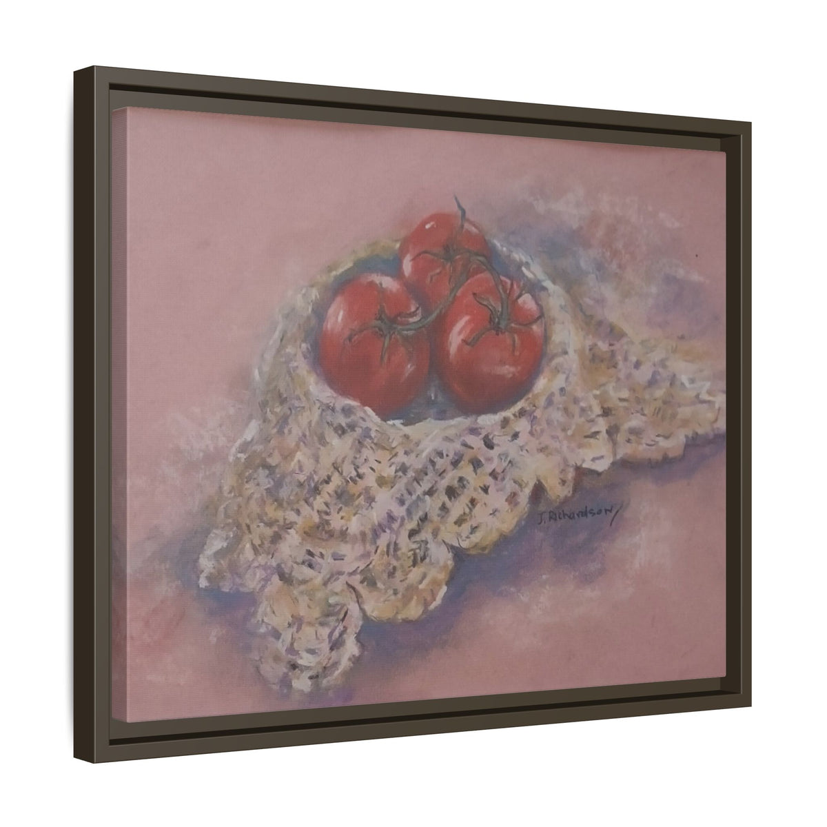 Tomato Still Life Matte Canvas Framed | Kitchen Wall Art