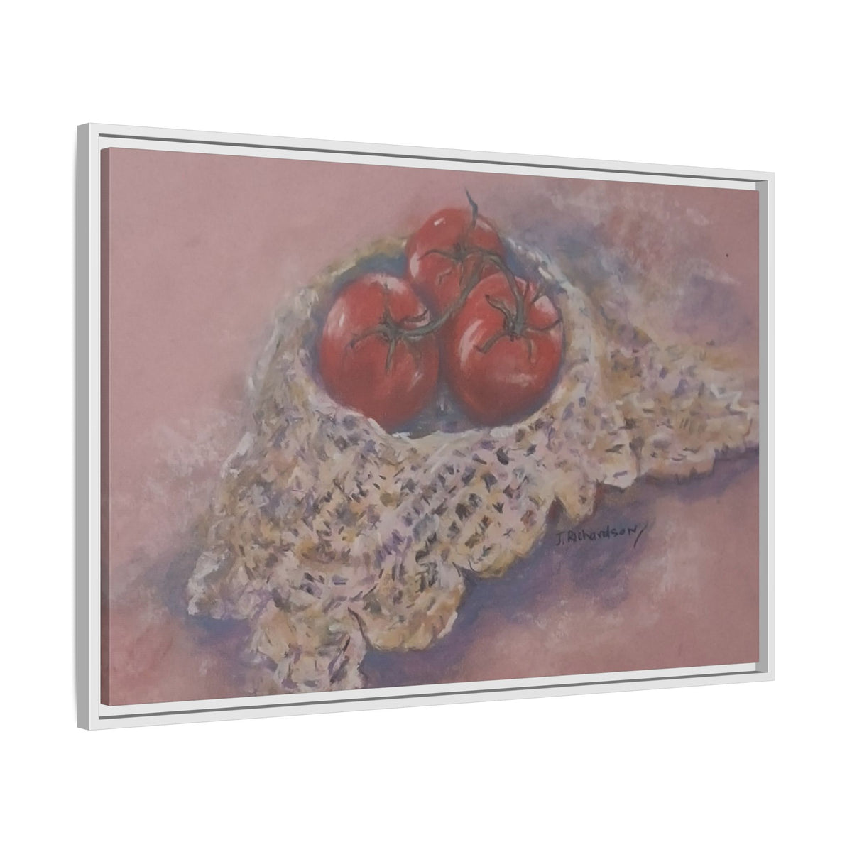 Tomato Still Life Matte Canvas Framed | Kitchen Wall Art