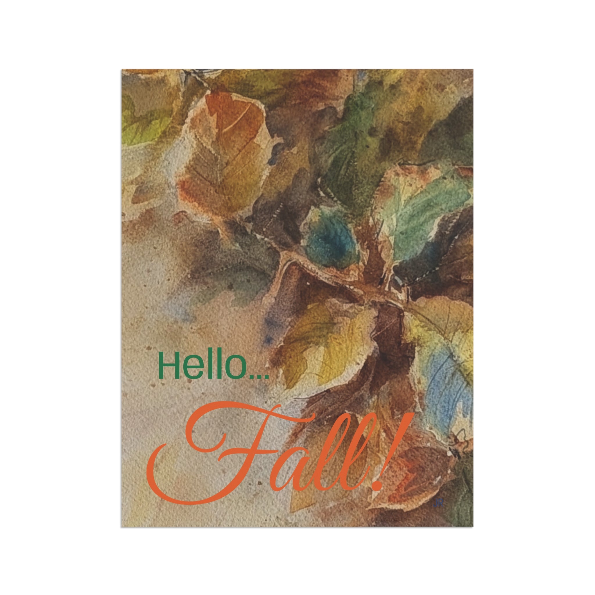 Fall Leaves Garden Banner 2 sizes
