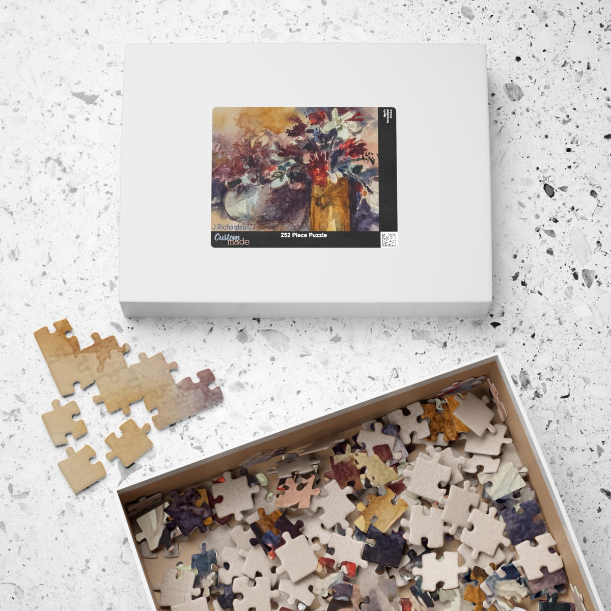 Floral Still Life Jigsaw Puzzle — 520/1014-Piece Floral Puzzle