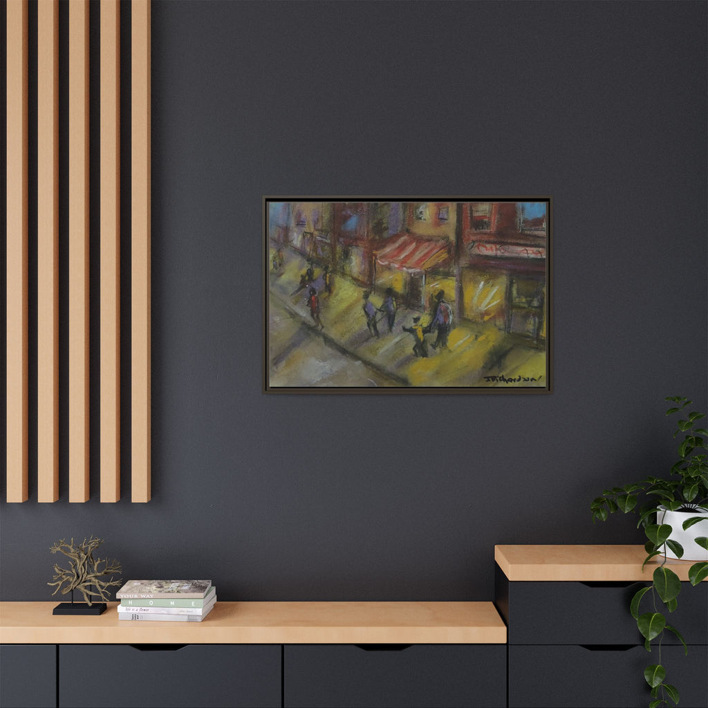 Copy of Framed Canvas Print - Colorful Bell Peppers Still Life
