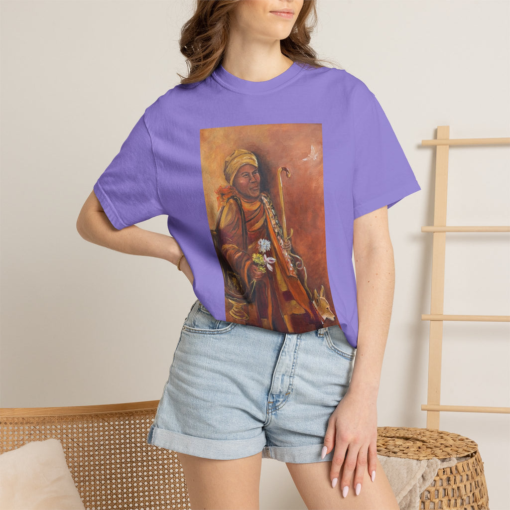 Walk for Peace T-Shirt — Monk Art Graphic Tee