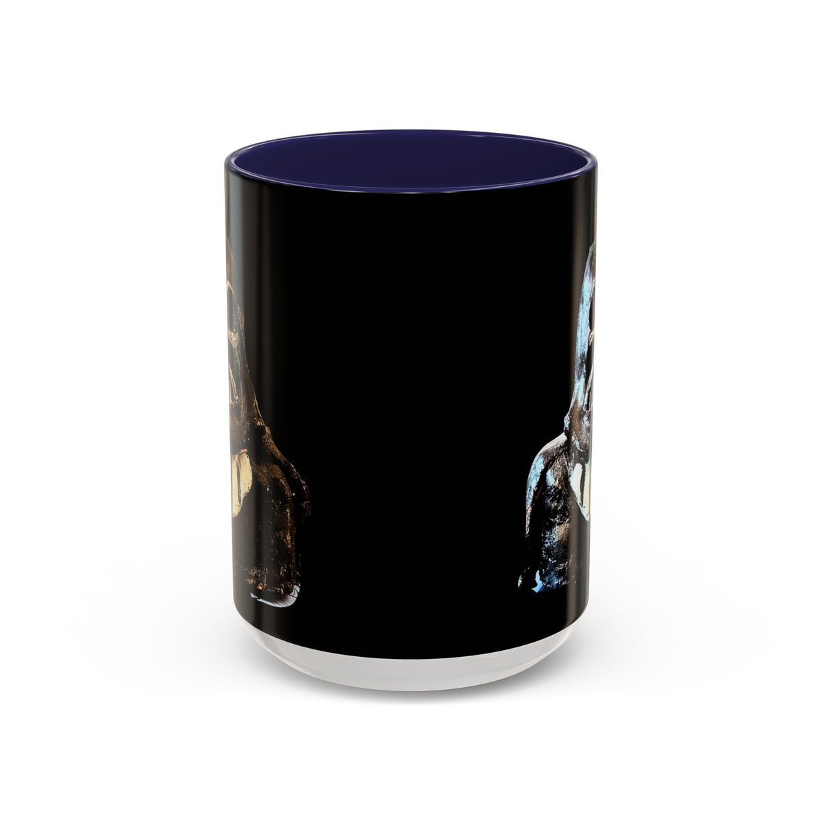 Stargazer Accent Coffee Mug – Black Accent Ceramic Mug (11/15oz)