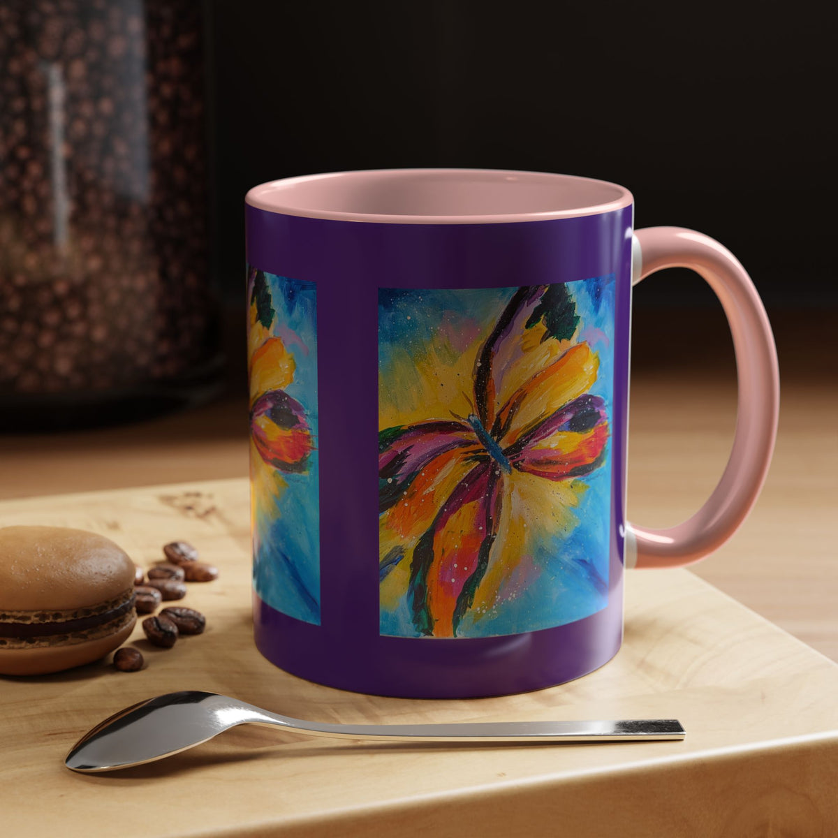 Butterfly Accent Coffee Mug Gift