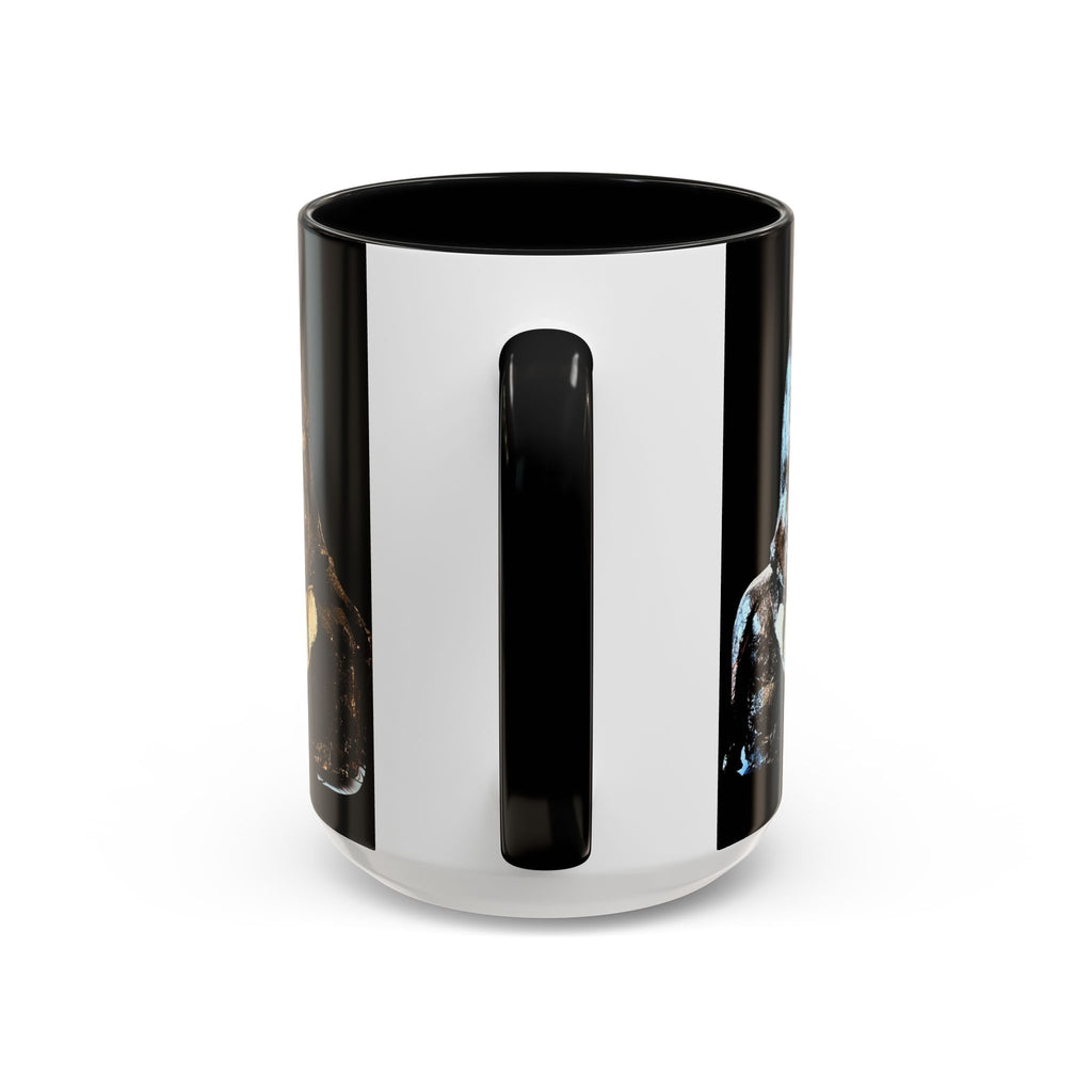 Stargazer Accent Coffee Mug – Black Accent Ceramic Mug (11/15oz)