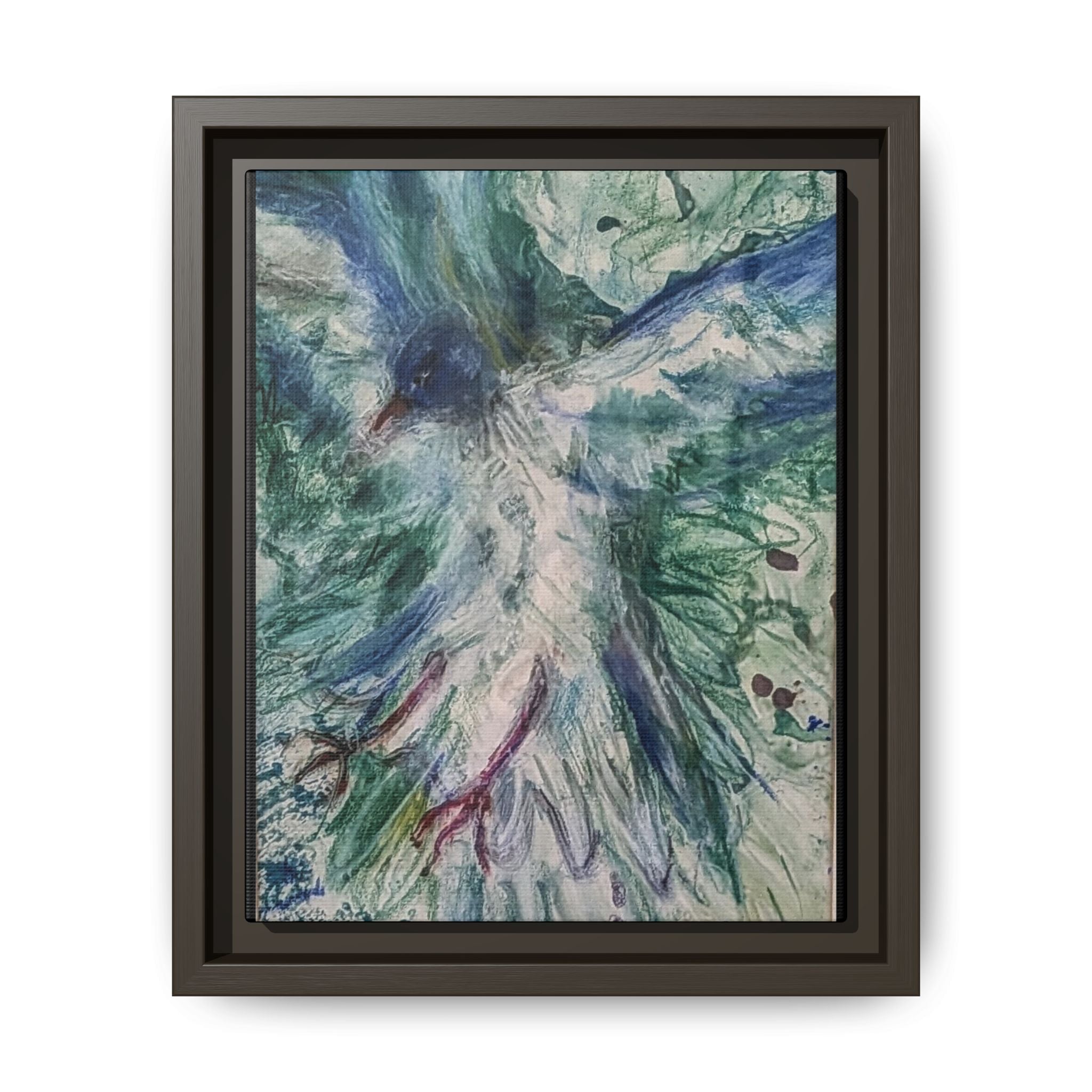 Free Bird, Framed Matte Canvas,   Multi-color frames)